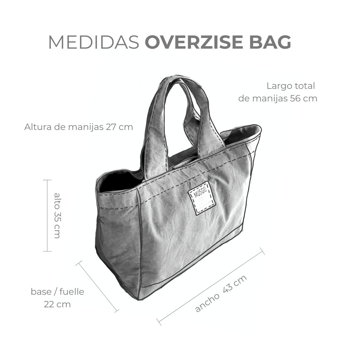 medidas OVERSIZE BAG MUSGO